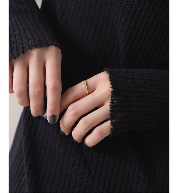 Lilas by Spick&Span「インダイスクエアリング K18」|リング|