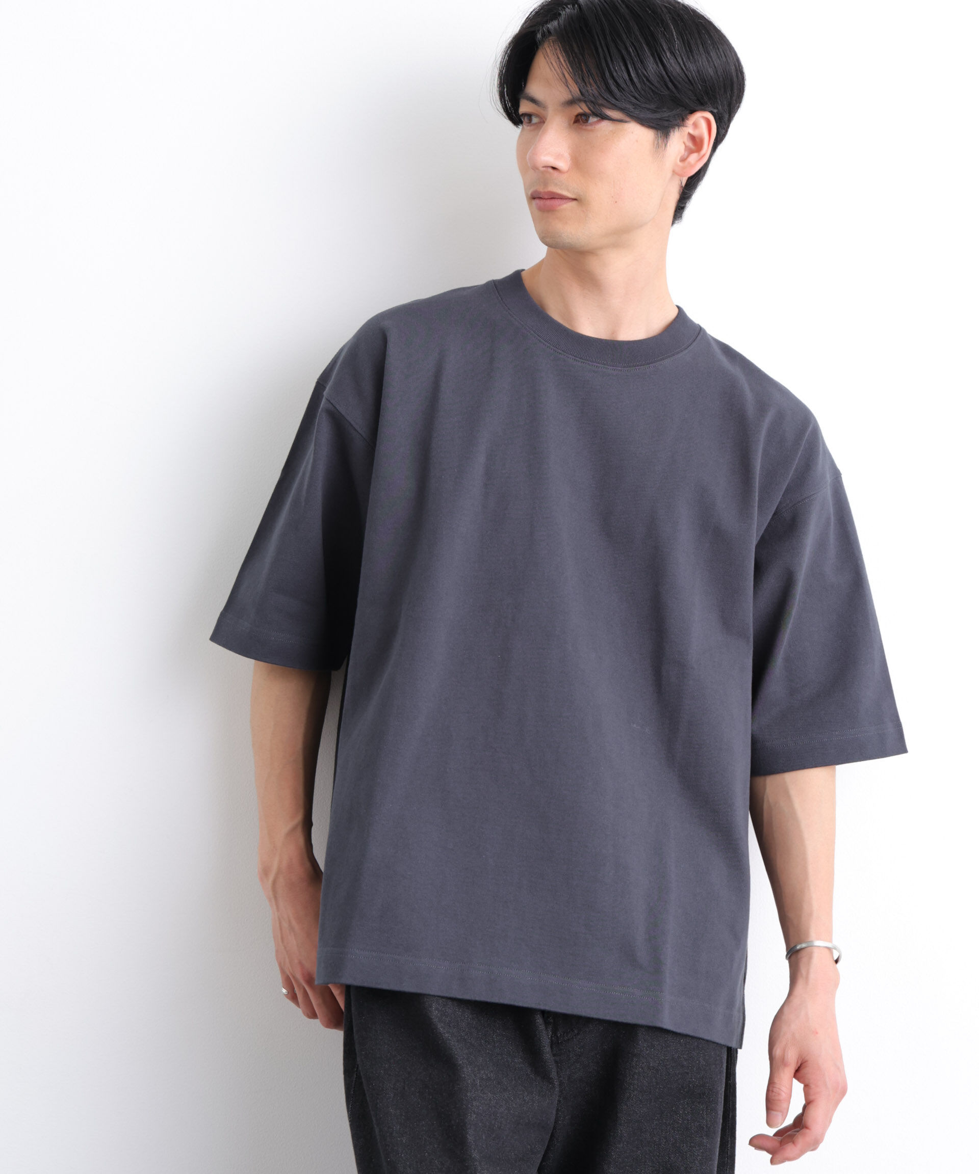 NANO universe「ヘビーウェイトTシャツ 半袖」|Tシャツ・カットソー|
