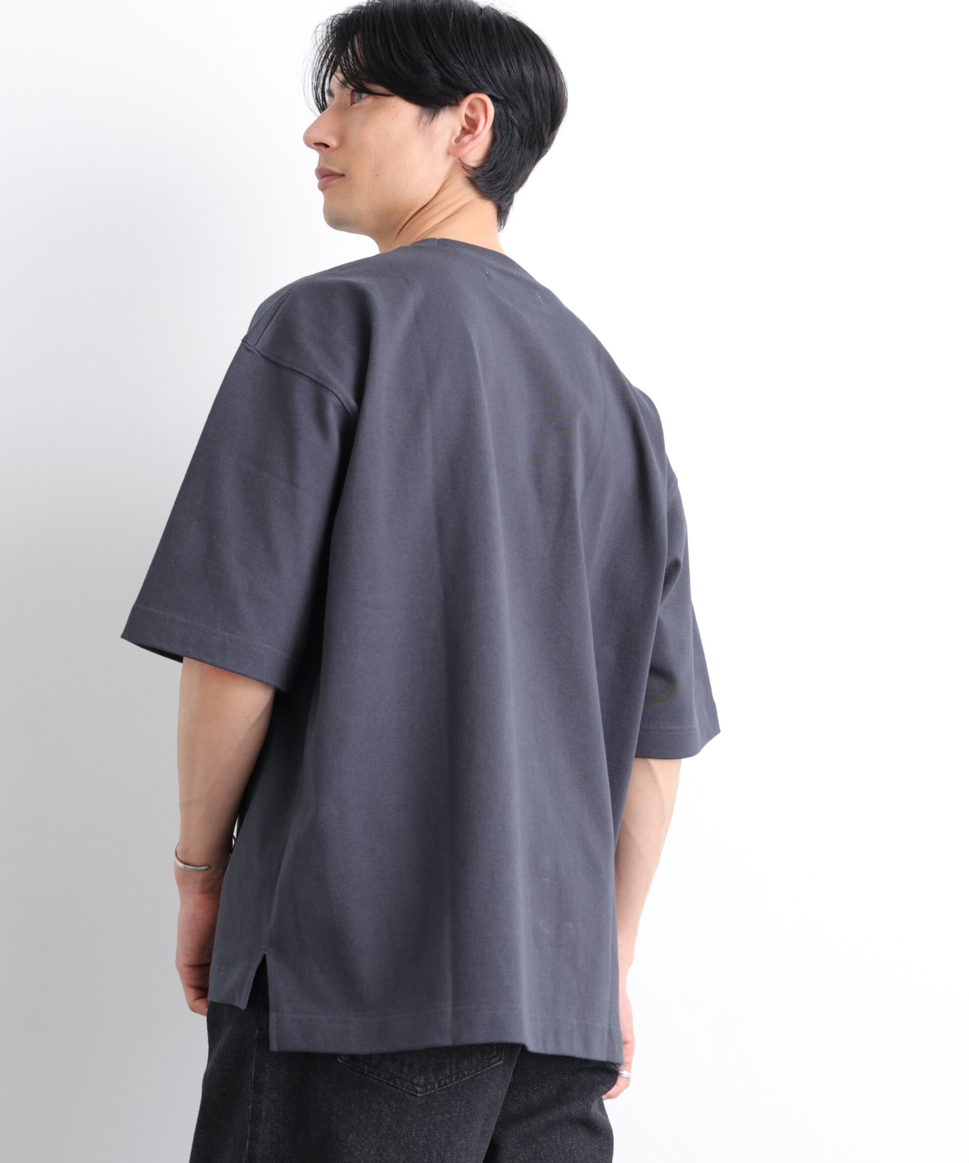 NANO universe「ヘビーウェイトTシャツ 半袖」|Tシャツ・カットソー|