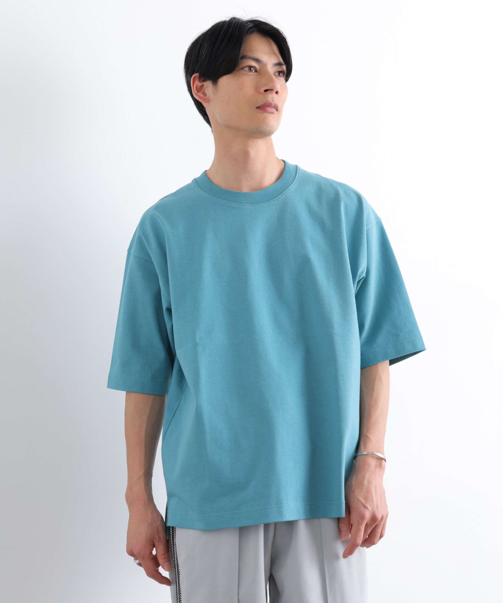 NANO universe「ヘビーウェイトTシャツ 半袖」|Tシャツ・カットソー|