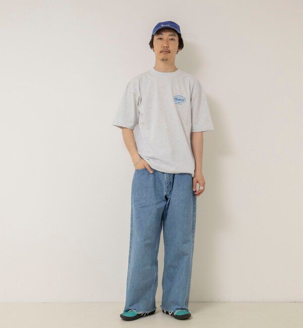 MAQWEL「【MAQWEL/マクウェル】ウォッシャブル Maqwel Earth ワイドボディプリントTシャツ」|Tシャツ・カットソー|