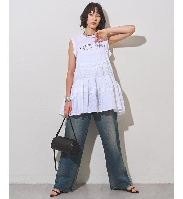  「ノースリーブロゴTシャツ」|Tシャツ・カットソー|