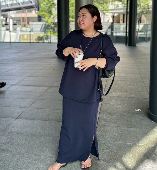  「【3サイズ展開】ポンチZIPタイトスカート」|スカート|