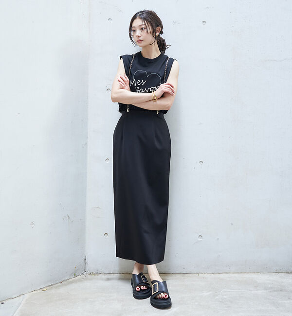 Rouge vif「ハートロゴノースリボックスTEE」|Tシャツ・カットソー|