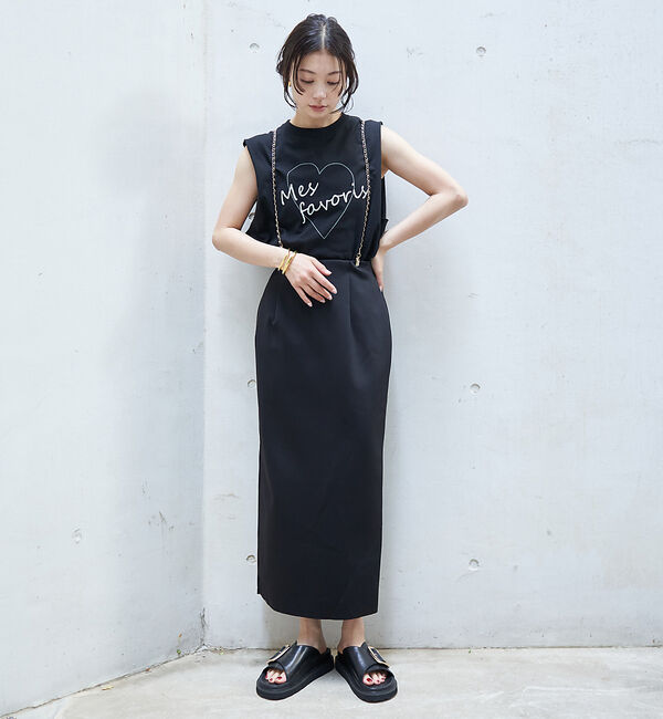 Rouge vif「ハートロゴノースリボックスTEE」|Tシャツ・カットソー|