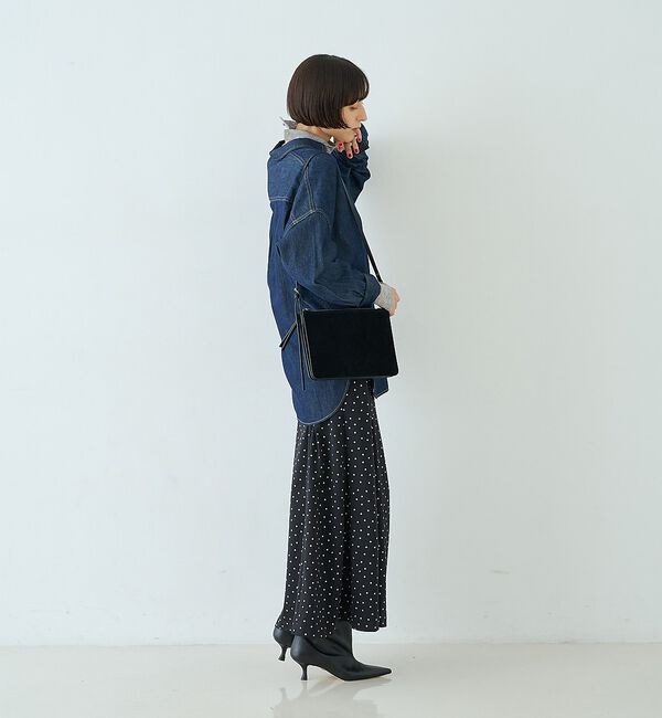 Rouge vif「【定番人気 / 2026AW】デニムオーバーサイズシャツ」|シャツ・ブラウス|