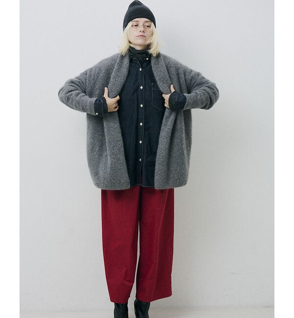 Rouge vif「【定番人気 / 2026AW】デニムオーバーサイズシャツ」|シャツ・ブラウス|