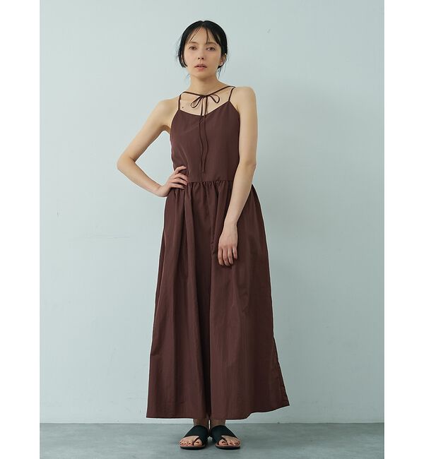 abahouse mavie「【ベッキーコラボ】2WAYリボン キャミソールワンピース」|ワンピース|
