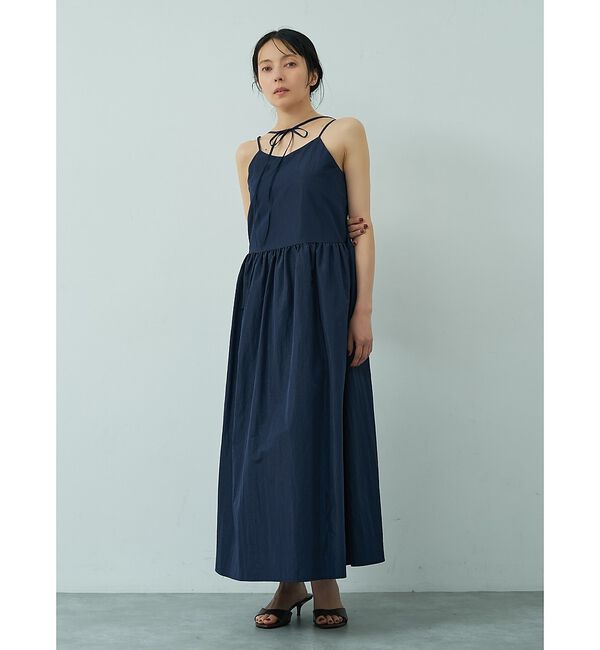 abahouse mavie「【ベッキーコラボ】2WAYリボン キャミソールワンピース」|ワンピース|