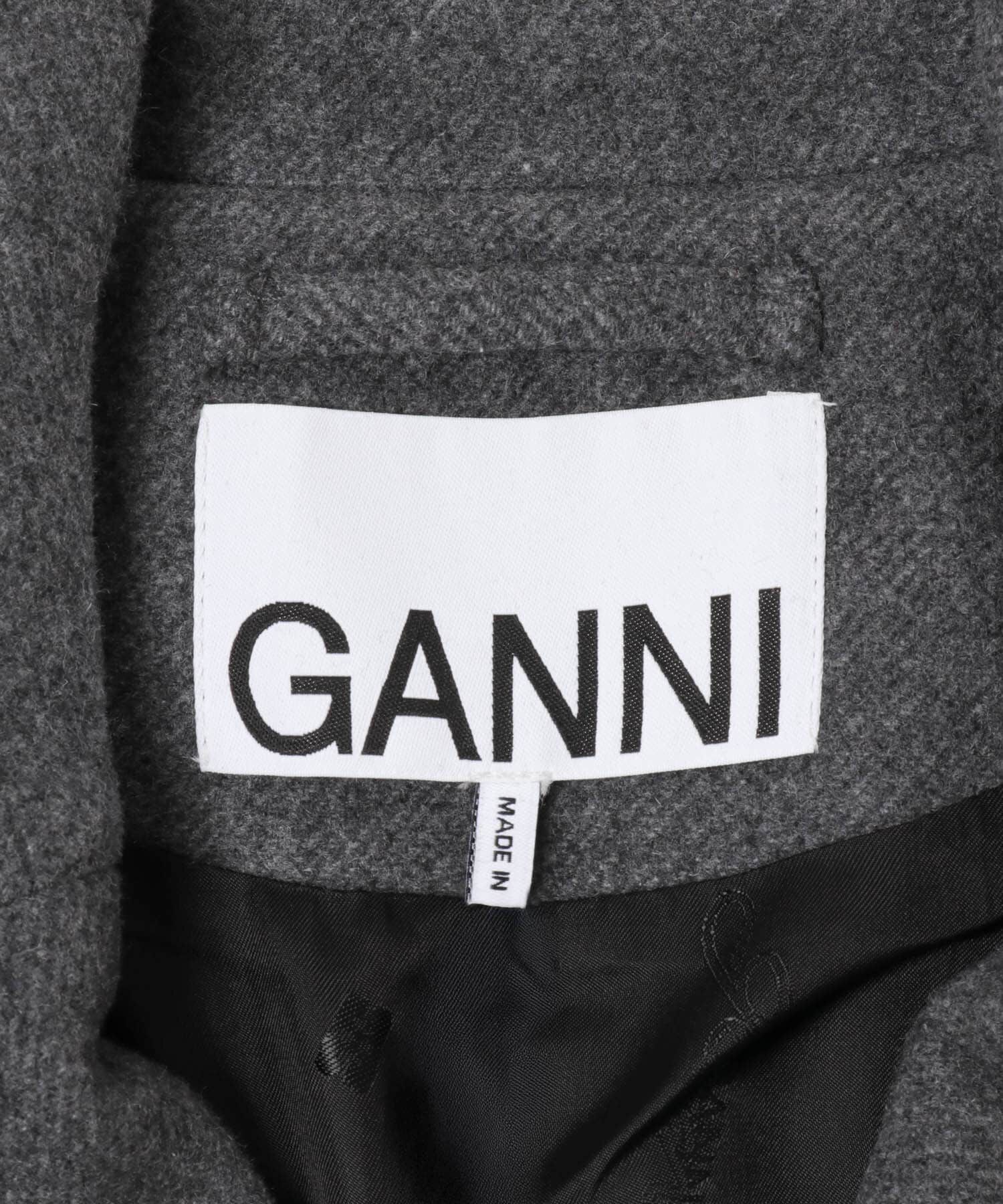 URBAN RESEARCH「GANNI　Peacoat Wool Midi Coat」|ピーコート|