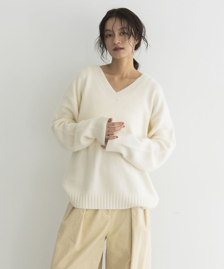 GARAGE OF GOOD CLOTHING「【TORRAZZO DONNA】ベーシックVネックニット」|ニット・セーター|