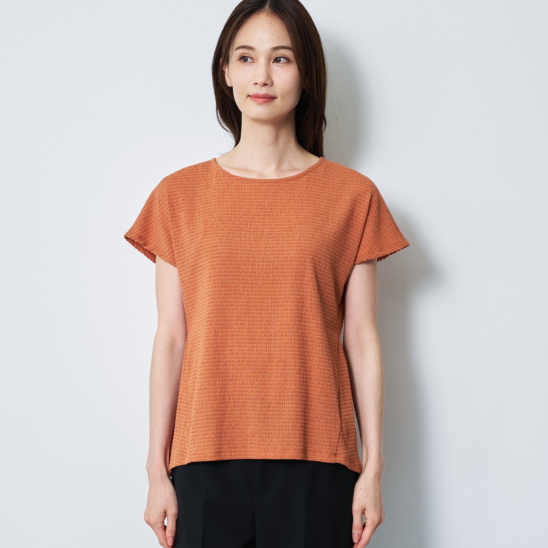 Reflect「【腰まわりカバー／手洗い可】ペプラムプルオーバー」|Tシャツ・カットソー|