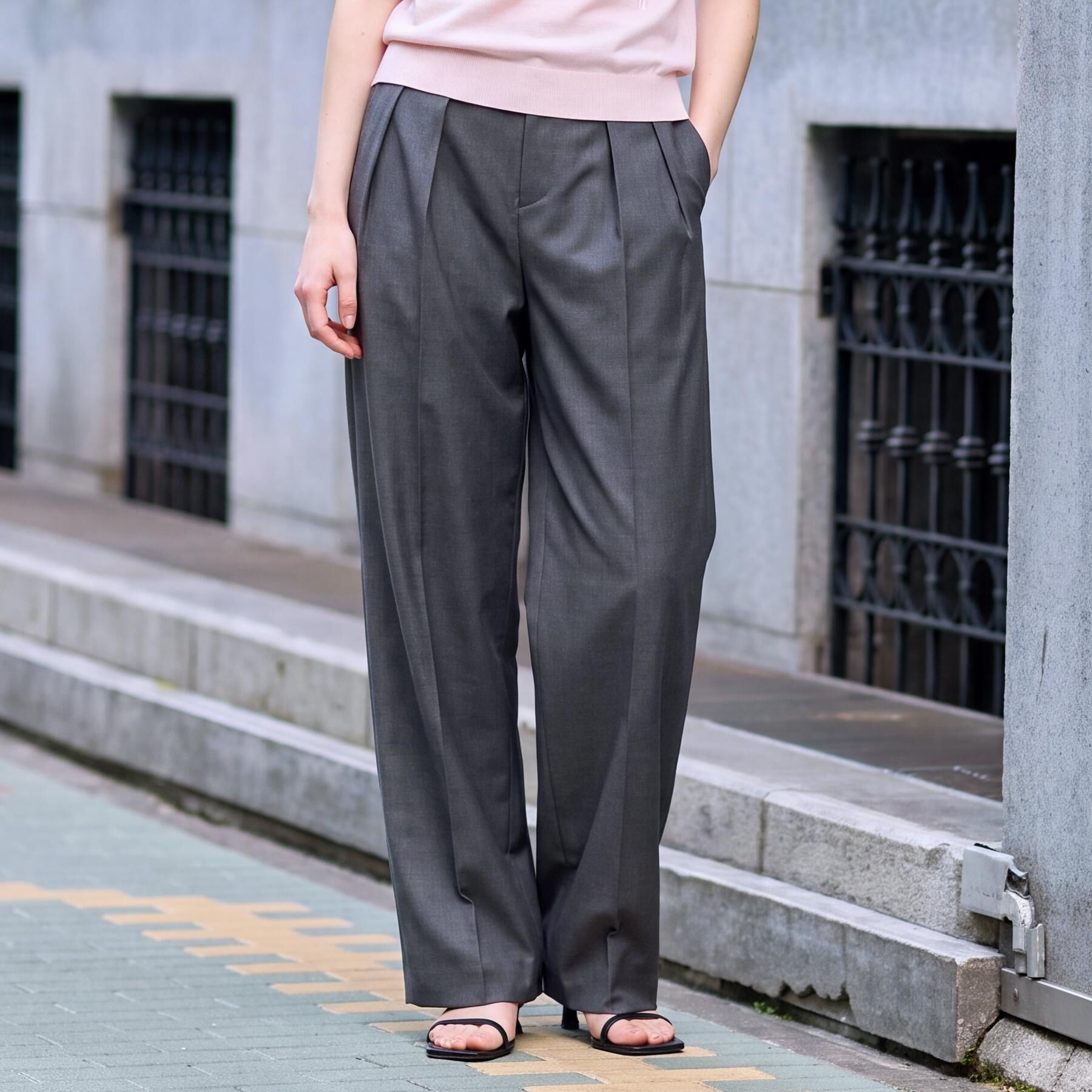 DRESSTERIOR「ソフトカーブ2タックパンツ」|その他|