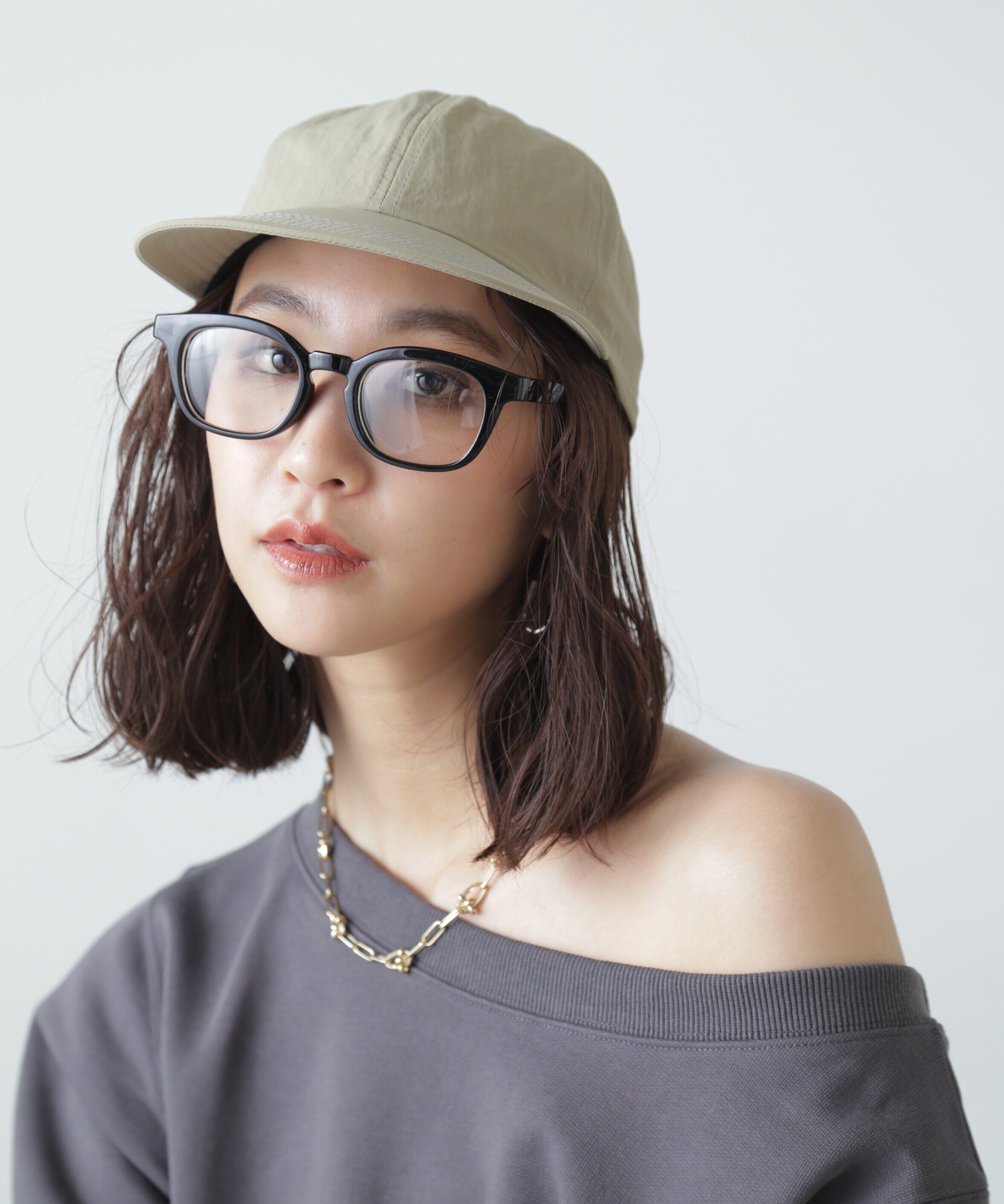  「ナイロンキャップ」|ソックス|ベージュ