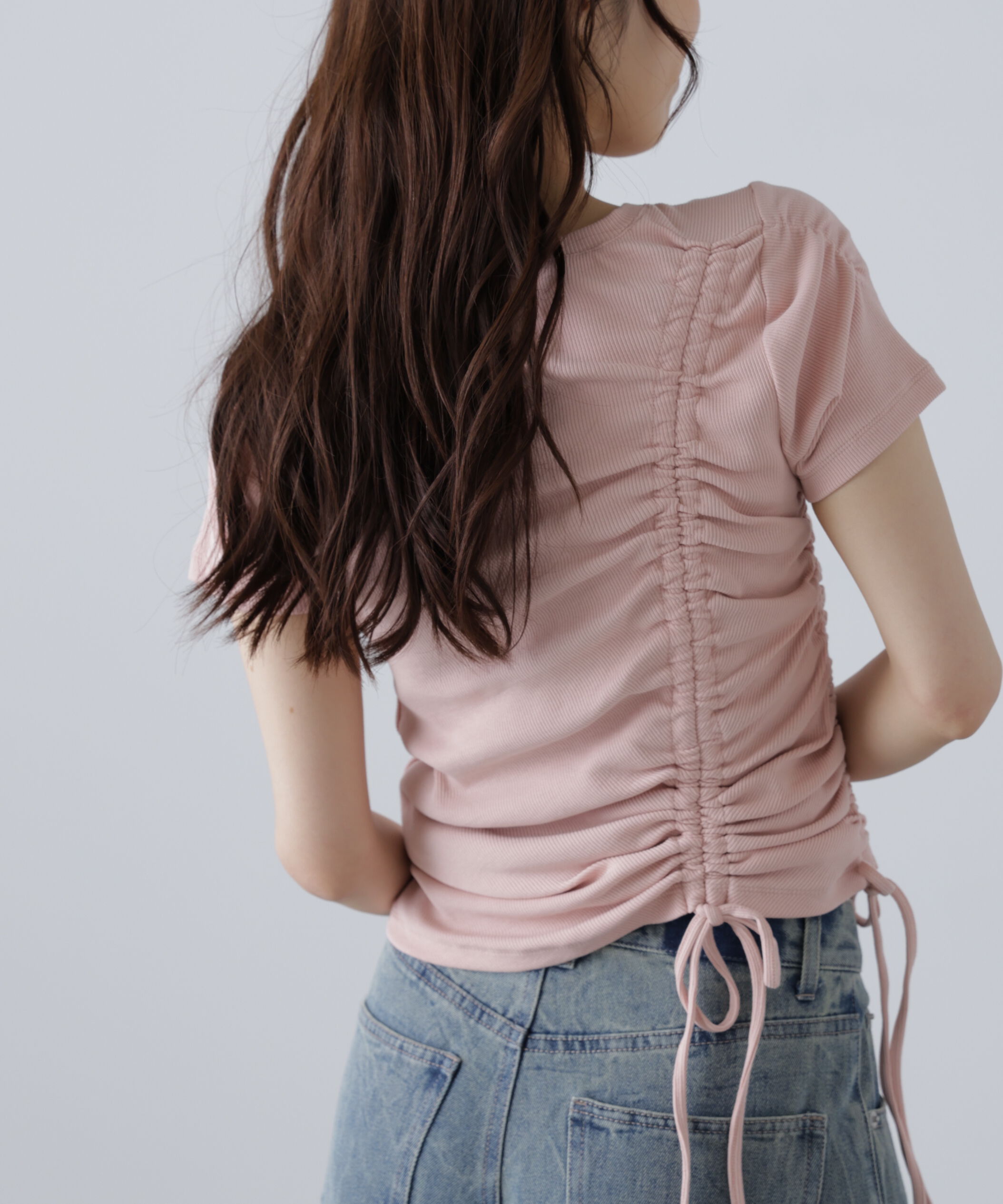  「アシメドロストリブカットソー」|Tシャツ・カットソー|