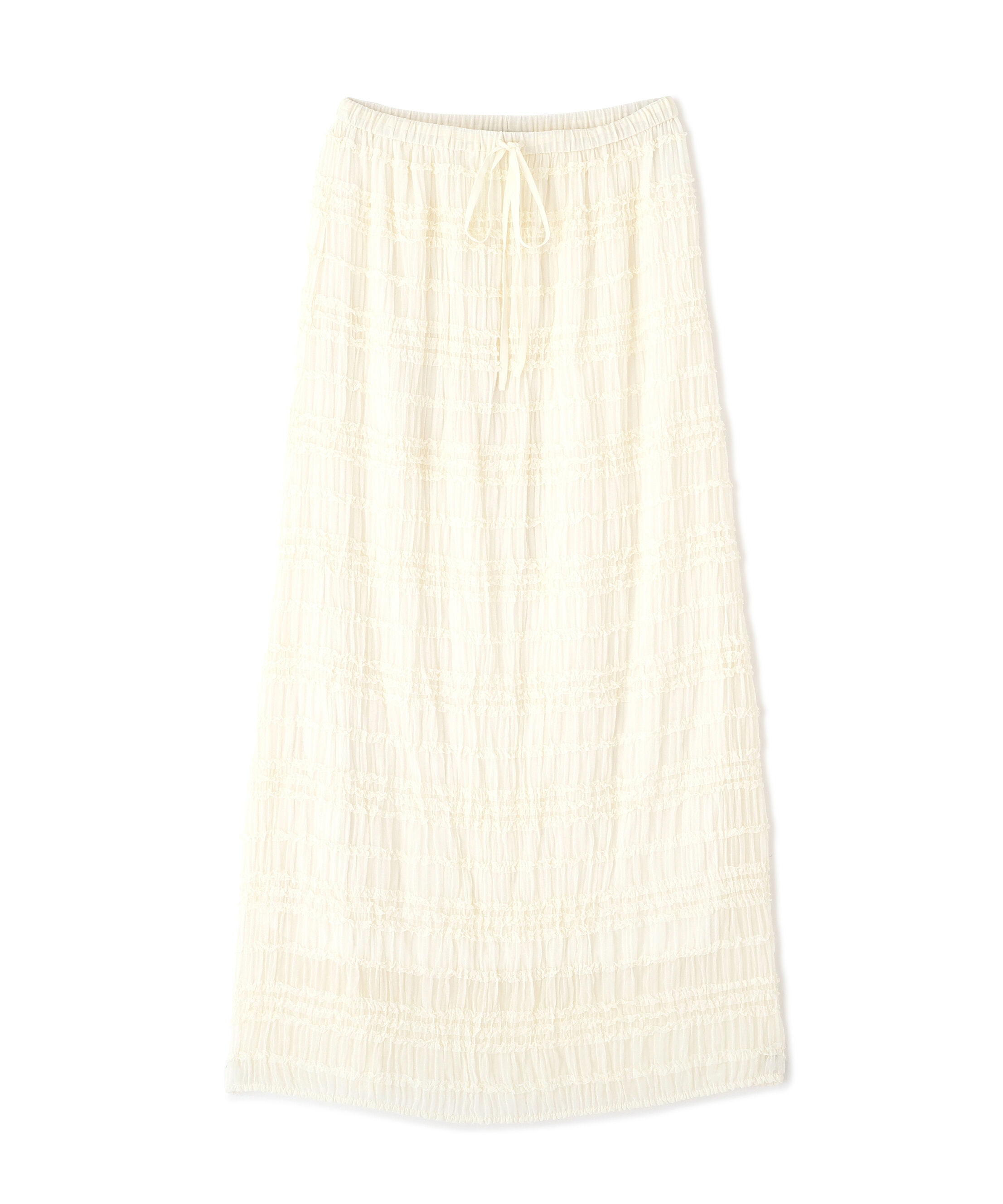 PROPORTION BODY DRESSING「＜a/mie＞フリルシャーリングスカート」|スカート|