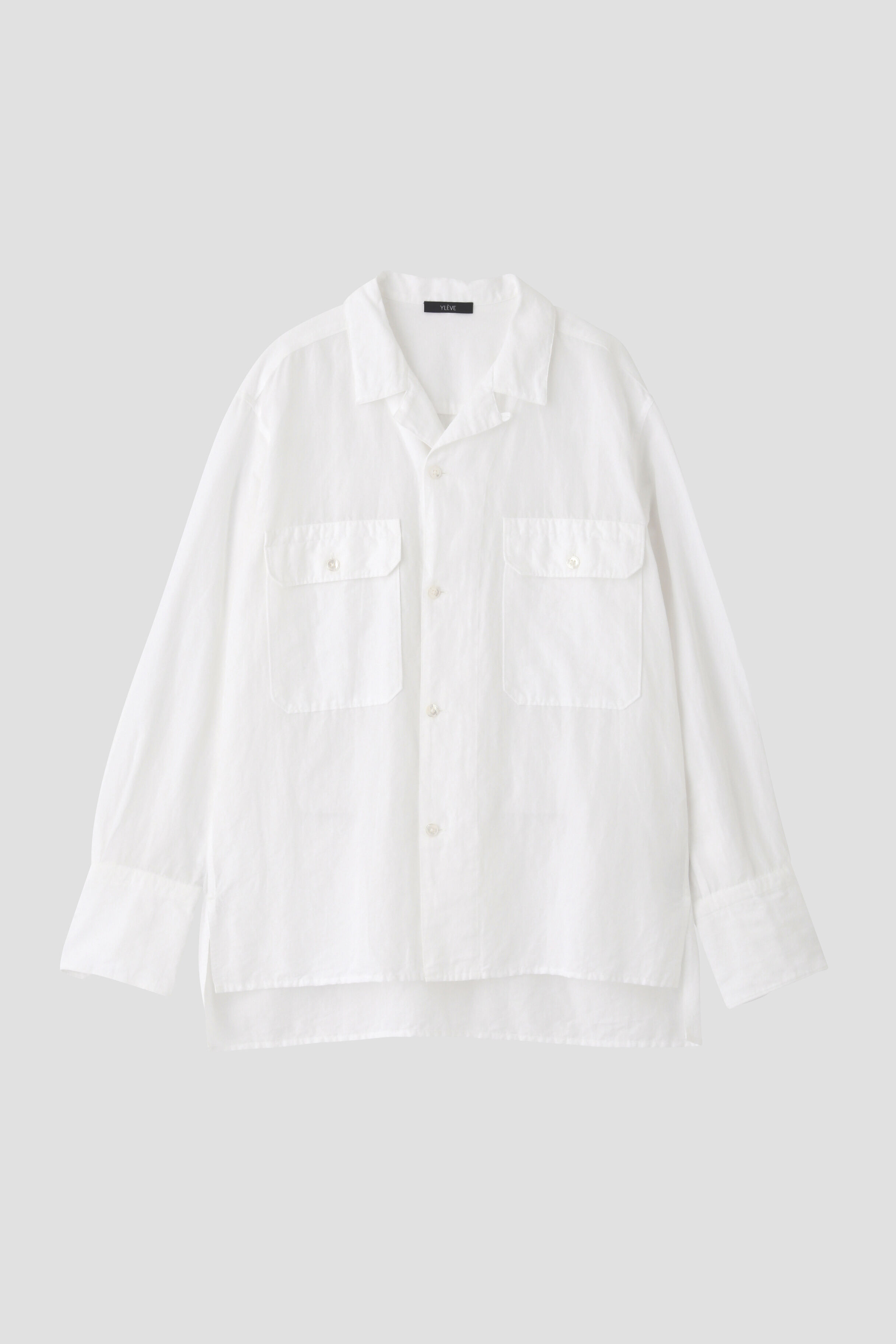 YLEVE 「YLEVE / COTTON RAMIE BROAD SHIRT」|シャツ・ブラウス|ホワイト