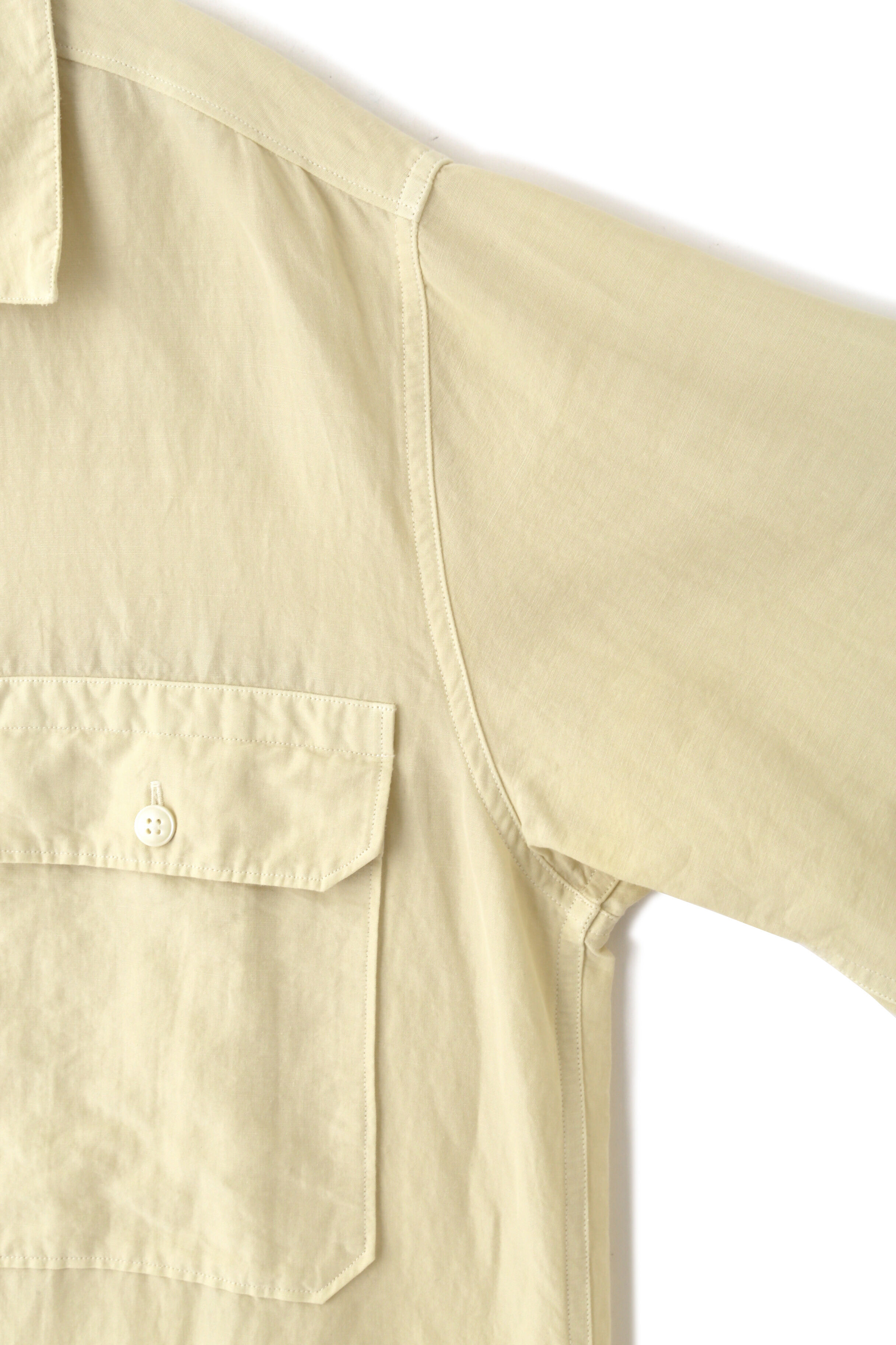 YLEVE 「YLEVE / COTTON RAMIE BROAD SHIRT」|シャツ・ブラウス|