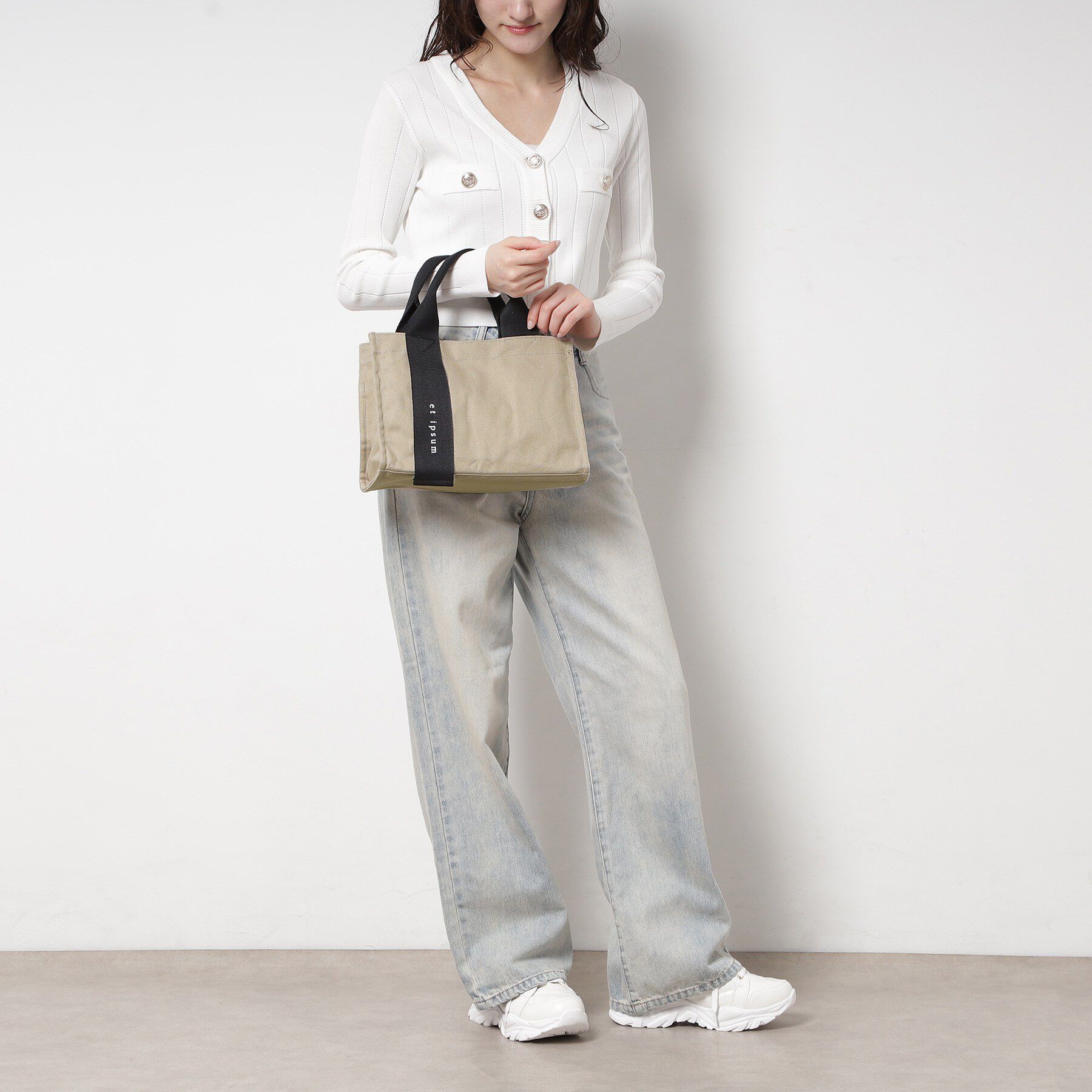 Ober Tashe「フロントテープベルトトート」|トートバッグ|