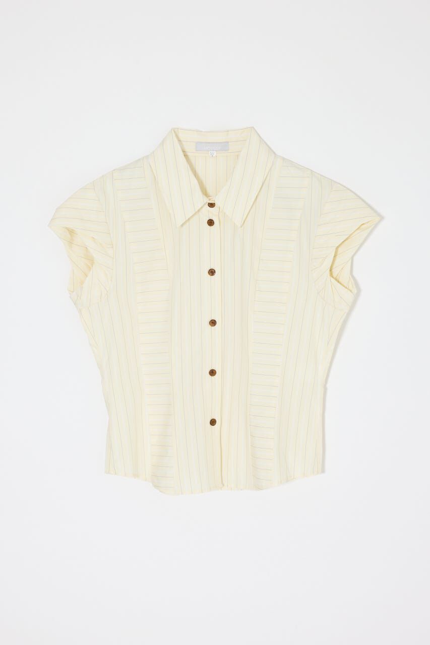 MOUSSY「STRIPE FIT ブラウス」|シャツ・ブラウス|O/WHT1