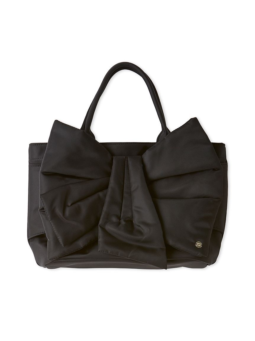 SNIDEL HOME「デザインリボンバッグ」|トートバッグ|BLK