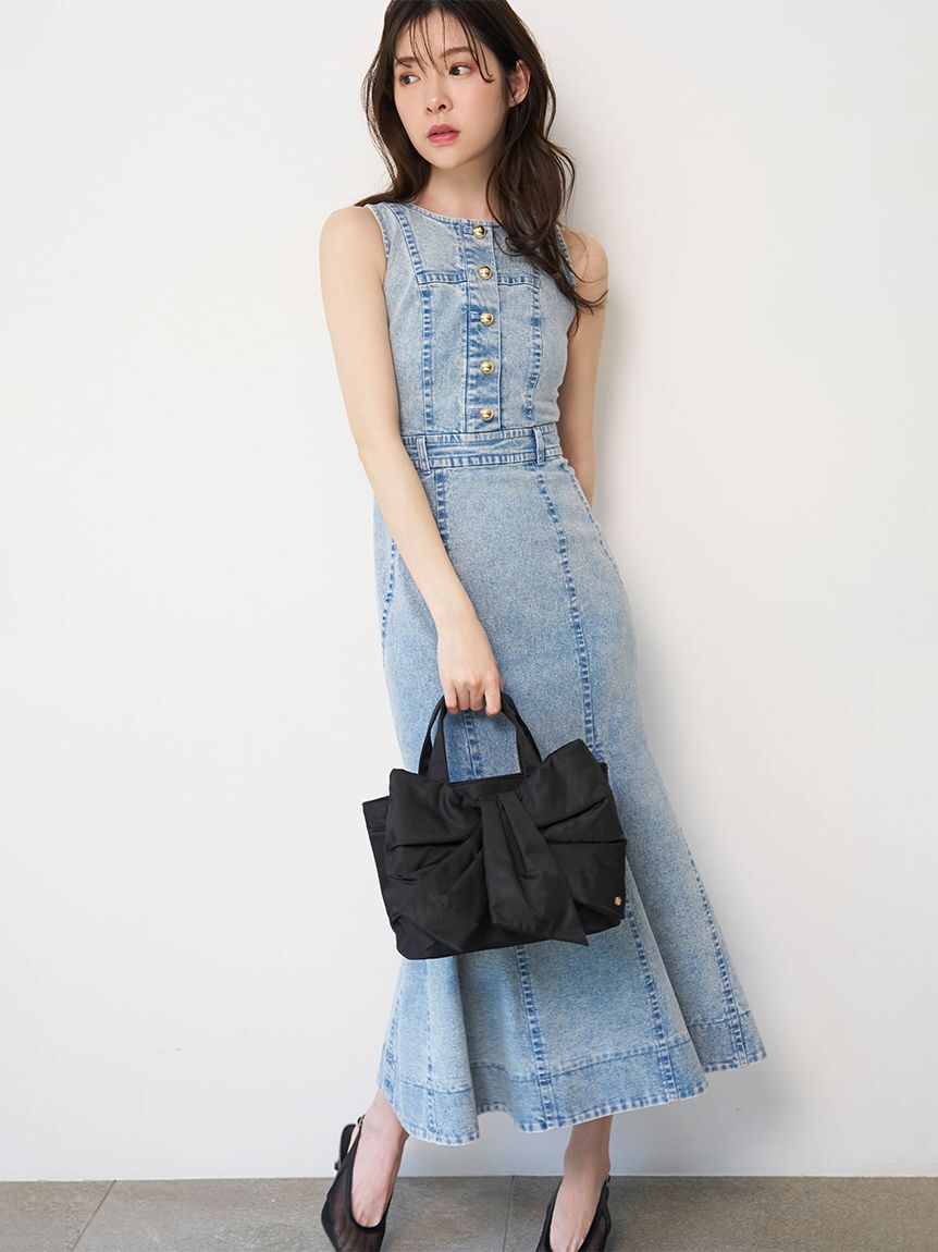 SNIDEL HOME「デザインリボンバッグ」|トートバッグ|