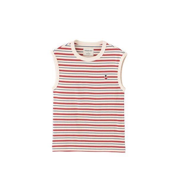 MACKINTOSH PHILOSOPHY「バッキンガムベア　マルチボーダータンクトップ」|Tシャツ・カットソー|レッド