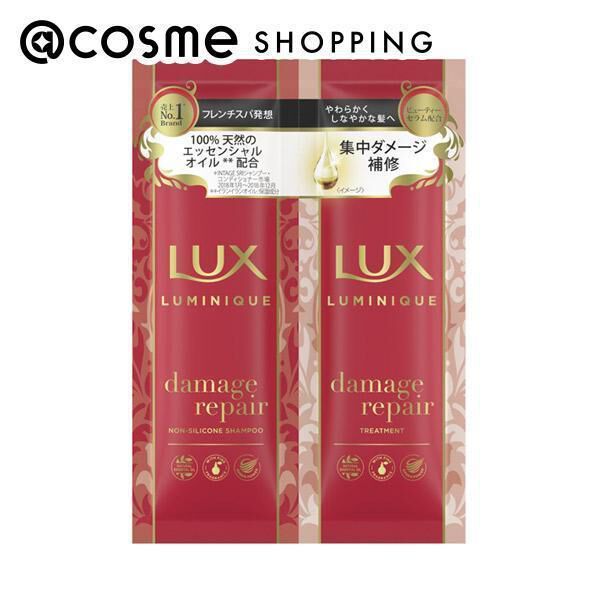  「ラックス ルミニーク ダメージリペア サシェセット ローズとピーチのデュアルアロマ (10g+10g)」|シャンプー|その他