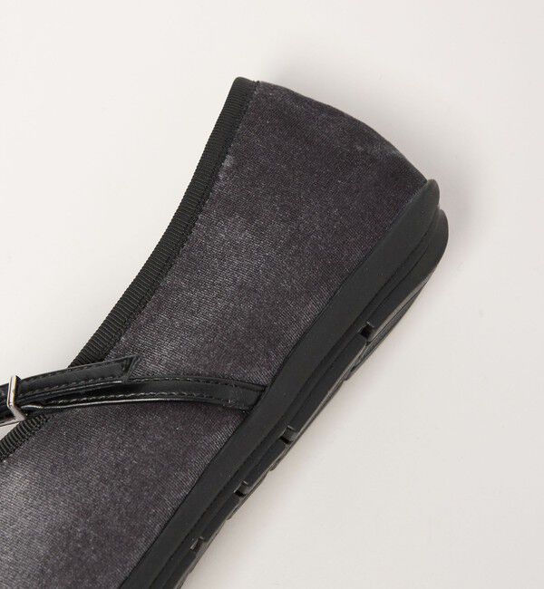 SY UNITED ARROWS「＜SY＞フラワービジューチャイナベルト フラット20&uarr;」|バレエシューズ|