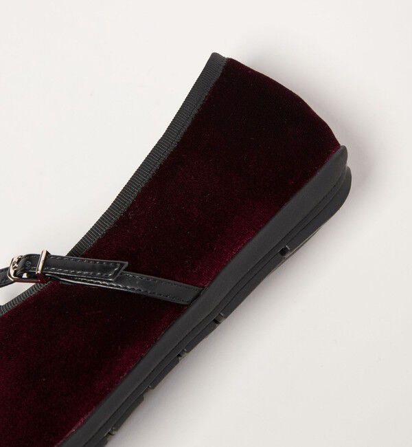 SY UNITED ARROWS「＜SY＞フラワービジューチャイナベルト フラット20&uarr;」|バレエシューズ|