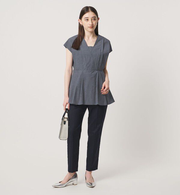 UNITED ARROWS「MANTECO POP フレンチスリーブ ブラウス」|シャツ・ブラウス|