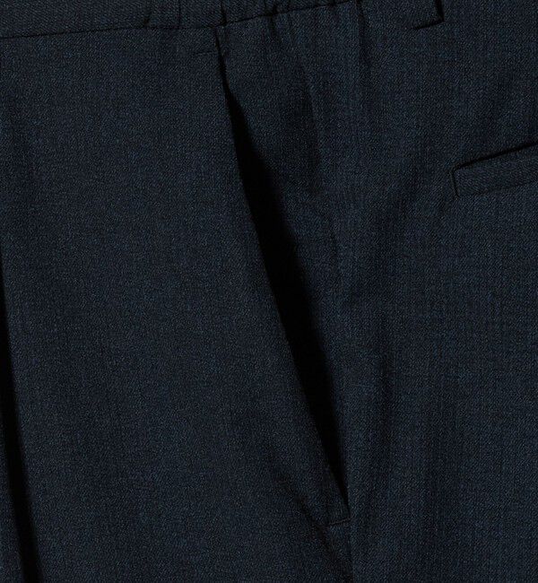 UNITED ARROWS「DotAir ドットエア サイドシャーリング 1プリーツ パンツ UA COZY ウォッシャブル ストレッチ 防しわ」|チノ|