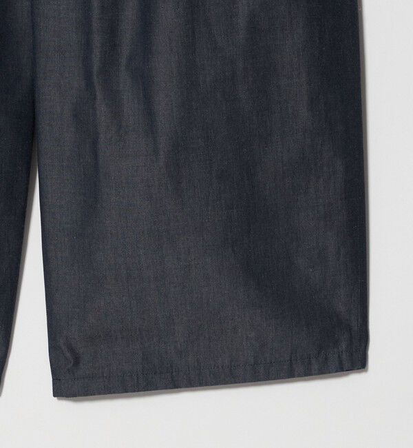 UNITED ARROWS「デニムライク タック ビッグ ワイドパンツ」|スラックス|