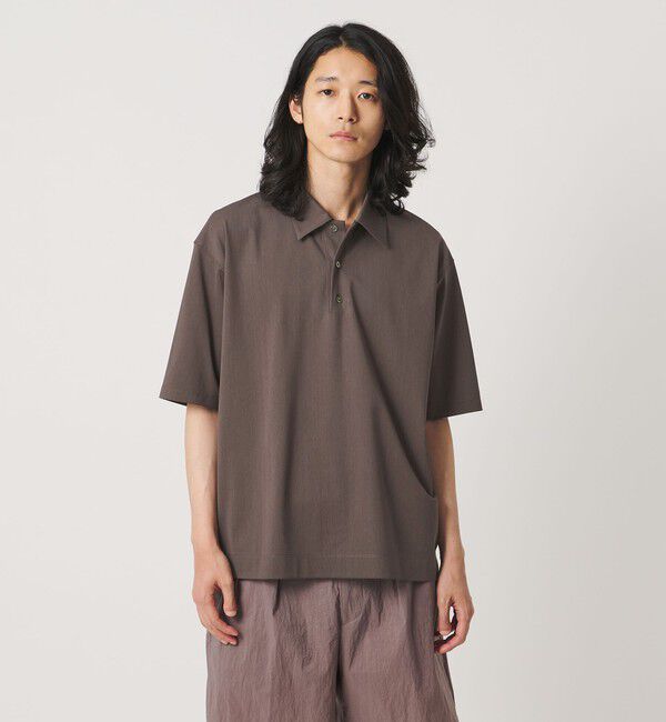 UNITED ARROWS「ALBINI アルビニ トリコット ポロシャツ 抗菌防臭」|ポロシャツ|