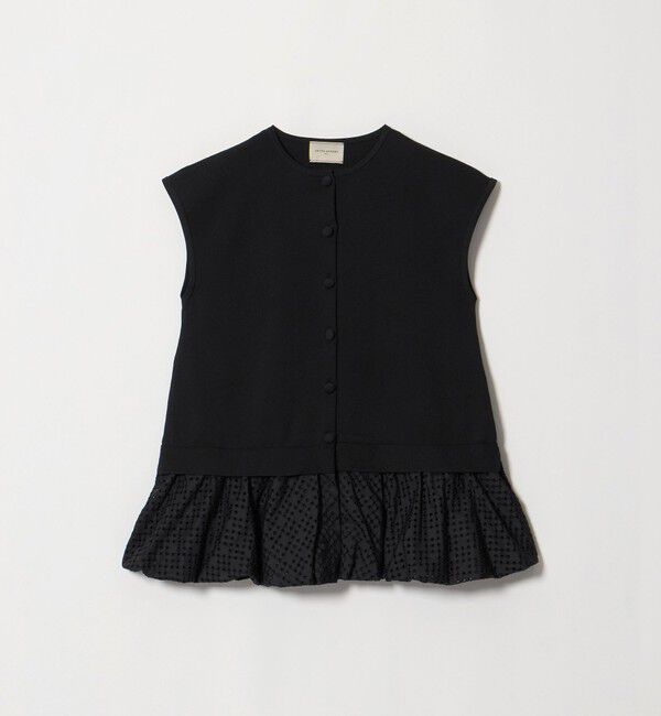 UNITED ARROWS「カットワーク バルーン シルエット ベスト ‐ウォッシャブル‐」|ベスト・ジレ|