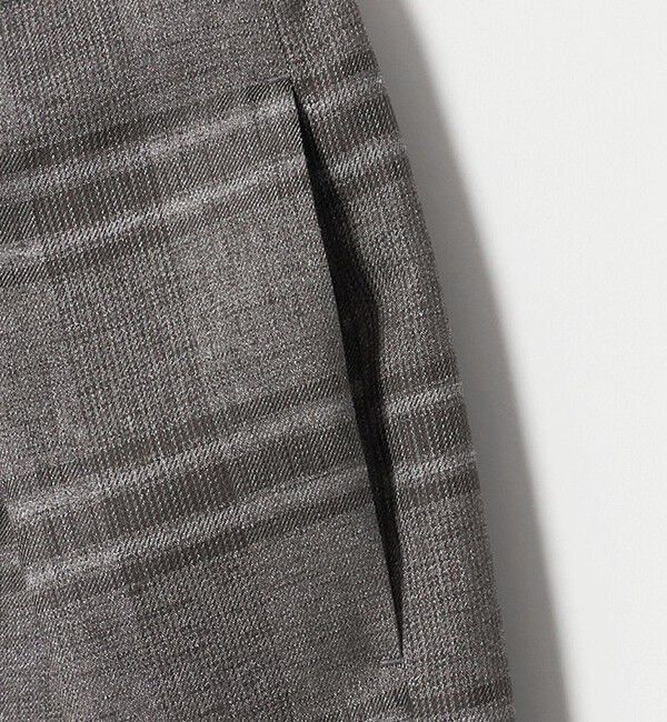 UNITED ARROWS「チェック イージー ワイドパンツ ‐ウォッシャブル‐」|その他|