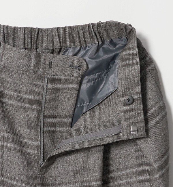 UNITED ARROWS「チェック イージー ワイドパンツ ‐ウォッシャブル‐」|その他|