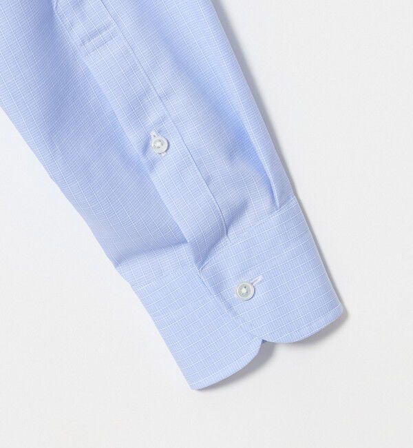 UNITED ARROWS「イージーケア AG  ファンシーチェック セミワイドカラーシャツ 抗菌防臭」|シャツ・ブラウス|