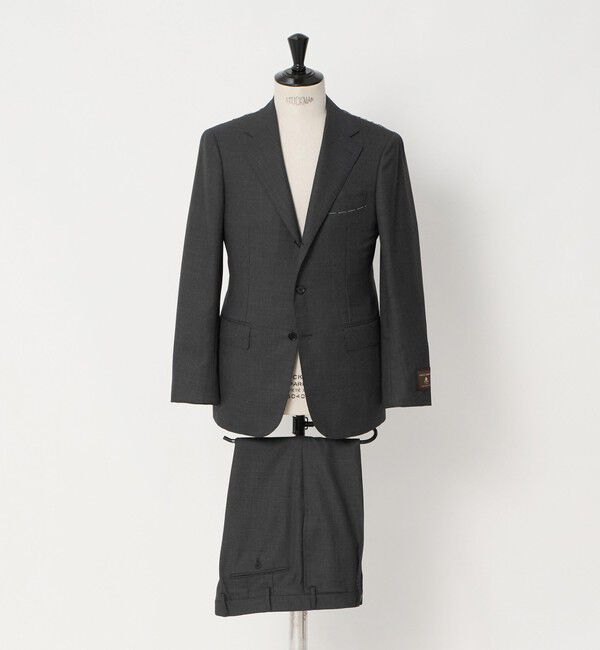 UNITED ARROWS「バーズアイ シングル 3ボタン スーツ REGULAR MODEL」|スーツ|DK.GRAY