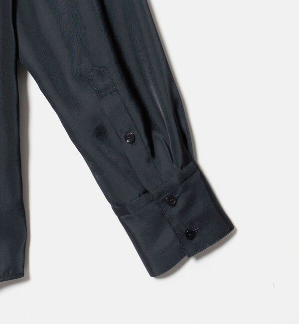 UNITED ARROWS「シルクライク オープンカラー シャツ ‐ウォッシャブル‐」|シャツ・ブラウス|