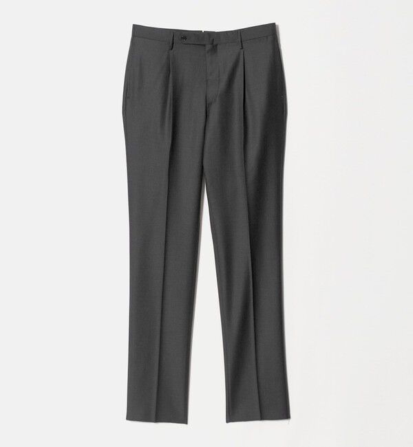 UNITED ARROWS「＜SOVEREIGN＞サージ 1プリーツ テーパード スラックス」|スラックス|