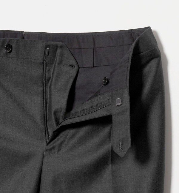 UNITED ARROWS「＜SOVEREIGN＞サージ 1プリーツ テーパード スラックス」|スラックス|