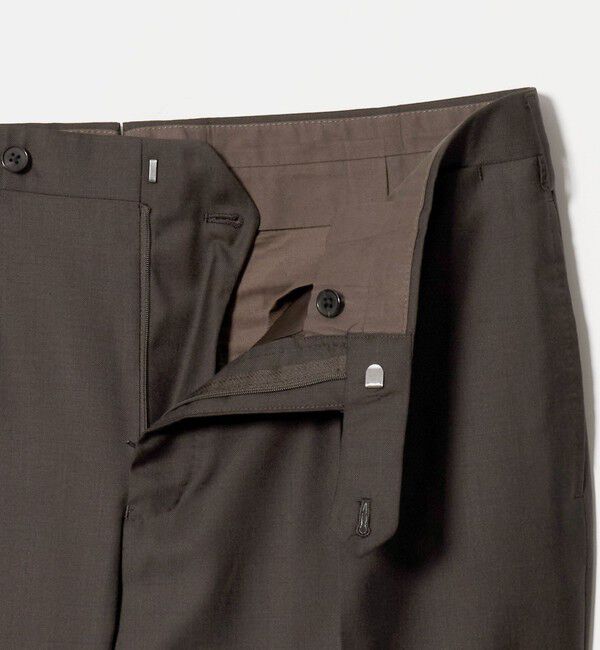 UNITED ARROWS「＜SOVEREIGN＞サージ 1プリーツ テーパード スラックス」|スラックス|