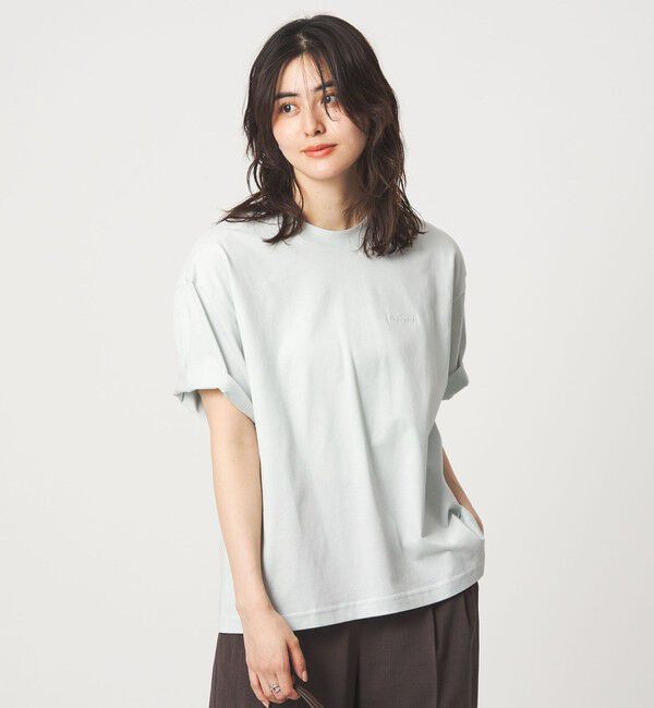 UNITED ARROWS green label relaxing「＜Barbour＞Marjorie ロゴ Tシャツ」|Tシャツ・カットソー|LT.BLUE