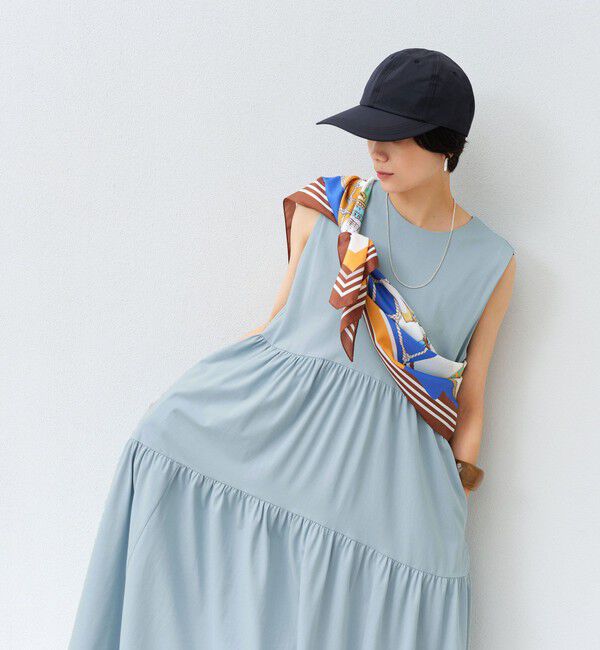 UNITED ARROWS green label relaxing「［size SHORTあり］カット ティアード ワンピース」|ワンピース|