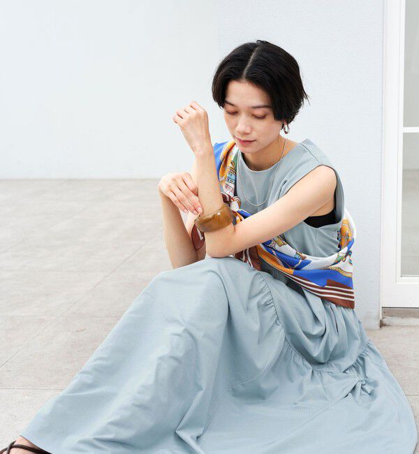 UNITED ARROWS green label relaxing「［size SHORTあり］カット ティアード ワンピース」|ワンピース|