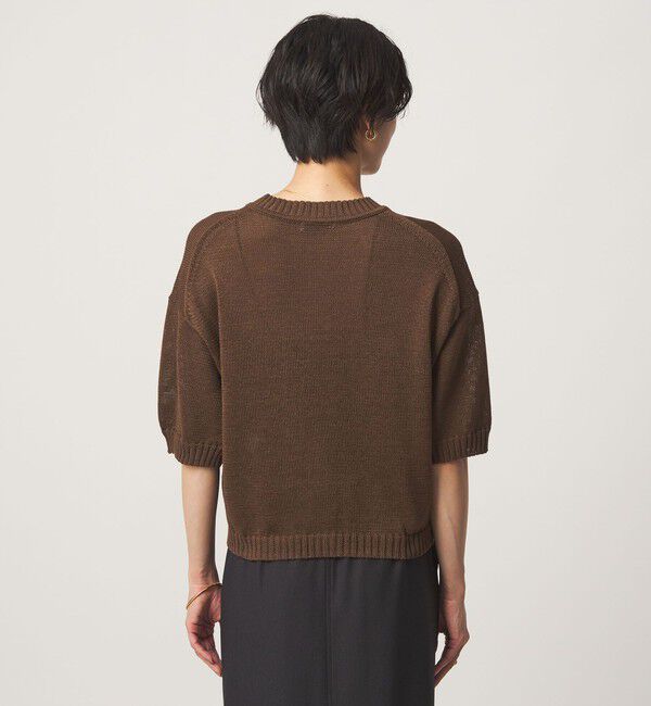 UNITED ARROWS green label relaxing「ハーフスリーブ ニット カーディガン」|カーディガン|