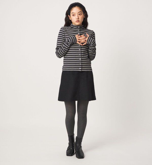 UNITED ARROWS green label relaxing「スクエア ストレッチ ショートブーツ 撥水」|ロングブーツ|