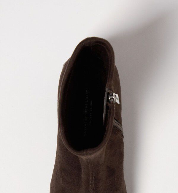 UNITED ARROWS green label relaxing「スクエア ストレッチ ショートブーツ 撥水」|ロングブーツ|