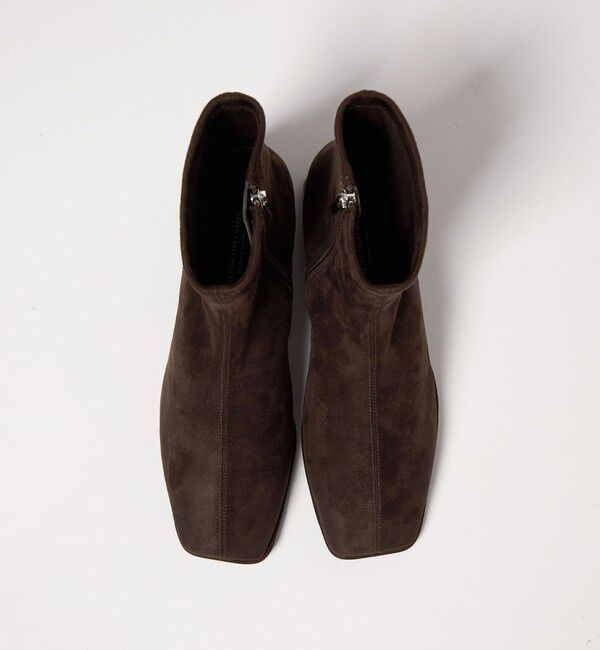 UNITED ARROWS green label relaxing「スクエア ストレッチ ショートブーツ 撥水」|ロングブーツ|
